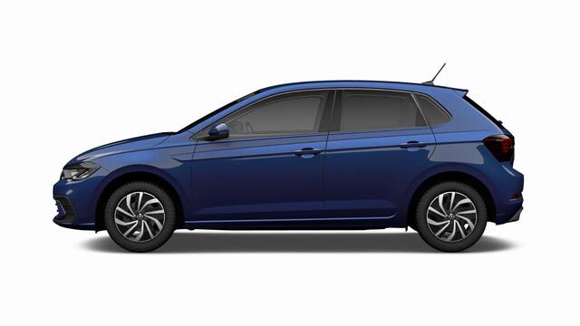 Volkswagen POLO 1.0 TSI 95 5MT Life Edition Zijruiten achter en achterruit getint, 65% lichtabsorberend | 'App-Connect' smartphone integratie | Parkeersensoren achter (Park Distance Control) | Airconditioning automatisch (Climatronic), 2-zone