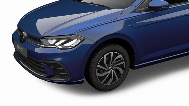 Volkswagen POLO 1.0 TSI 95 5MT Life Edition Zijruiten achter en achterruit getint, 65% lichtabsorberend | 'App-Connect' smartphone integratie | Parkeersensoren achter (Park Distance Control) | Airconditioning automatisch (Climatronic), 2-zone
