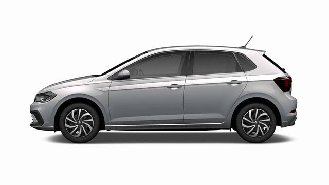 Volkswagen POLO 1.0 TSI 95 5MT Life Edition Zijruiten achter en achterruit getint, 65% lichtabsorberend | 'App-Connect' smartphone integratie | Parkeersensoren achter (Park Distance Control) | Airconditioning automatisch (Climatronic), 2-zone