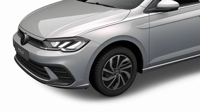 Volkswagen POLO 1.0 TSI 95 5MT Life Edition Zijruiten achter en achterruit getint, 65% lichtabsorberend | Parkeersensoren achter (Park Distance Control) | 'App-Connect' smartphone integratie