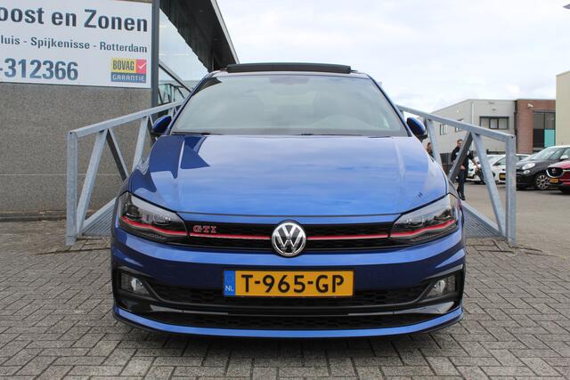 Volkswagen POLO 2.0 TSI GTI Automaat/Panoramadak/Virtueel dashboard/Velours lederen bekleding/Navigatie/Stoelverwarming/Apple carplay/Cruise control adaptief/Spiegels inklapbaar/Parkeer assistent/Climate control/Parkeersensoren voor en achter
