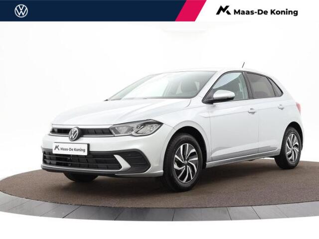 Volkswagen POLO Life Edition 1.0 TSI 95 pk 5 versn. Hand Private lease vanaf 363,- ipv 419,-· Airconditioning automatisch, 2-zone (climatronic) · Velgen 'essex', 15 inch lichtmetaal · MEGA SALE Prijs is incl inruilbonus
