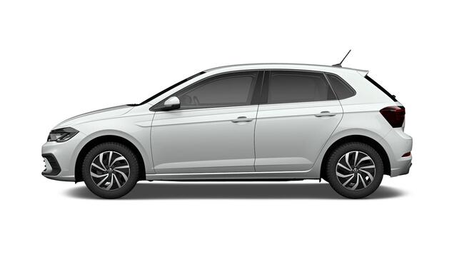 Volkswagen POLO 1.0 TSI 95 5MT Life Edition Parkeersensoren (Park Distance Control) | Rijstrookbehoudassistent (Lane Assist) | Zijruiten achter en achterruit getint, 65% lichtabsorberend | 'App-Connect' smartphone integratie