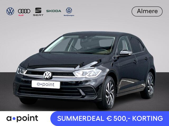 Volkswagen POLO 1.0 TSI Life 95 pk | Navigatie | Parkeersensoren | Achteruitrijcamera | Adaptieve cruise control | LED koplampen | Stoelverwarming |