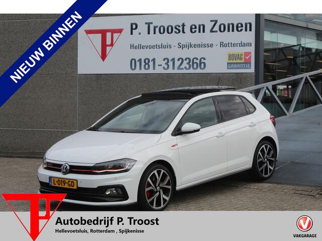 Volkswagen POLO 2.0 TSI GTI Panoramadak/Navigatie/Virtual cockpit/Adaptive cruise control/Climat control/Stoelverwarming/Apple carplay/Parkeersensoren rondom/Draadloze telefoonlader/18'' Lichtmetalen velgen.