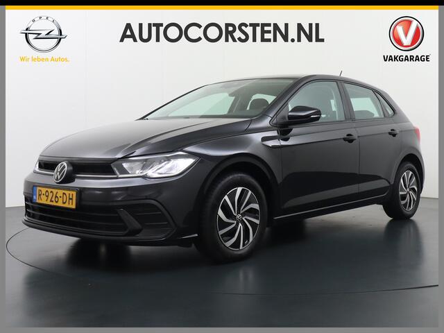 Volkswagen POLO 1.0T 96PK Adaptive Cruise Apple Carplay Android Digital-Cockpit-Pro App-Connect Dual-ECC PDC-a+v Stoel-Verwarmd Navi Life Business Lane-Assist Isofix Voicecommand DAB Front assist ChroomPack. Lmv 2/3Deelbare a-Bank 1e Eigenaar Origineel Nederlandse Auto E