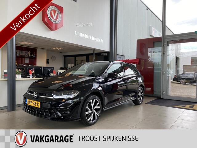 Volkswagen POLO 1.0 TSI R-Line,Automaat, Lage kilometerstand!!/Virtual cockpit/IQ Light/Adaptive cruise control/Navigatie/Apple carplay/Spraakbediening,Climate control/Stoelverwarming/Parkeersensoren rondom/DAB//17" Licht metalen velgen.