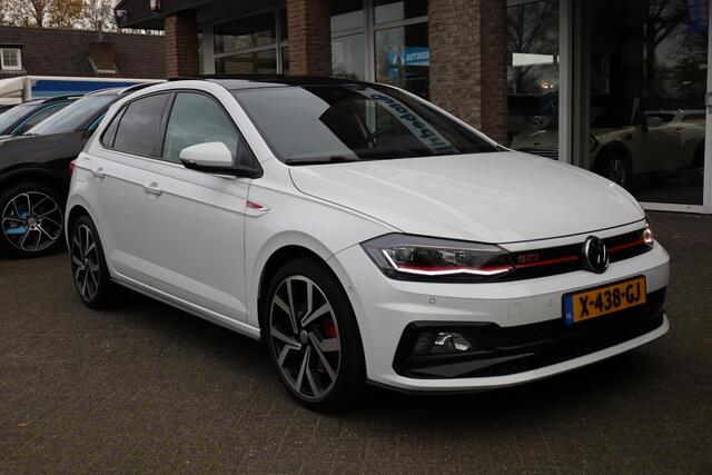 Volkswagen POLO 2.0 TSI GTI PANO VIRTUAL CAMERA STOELVERW. CARPLAY ZWARTE-HEMEL ADAPTIVE-CRUISE CLIMA NAVI VOICE 2XPDC 18''LMV