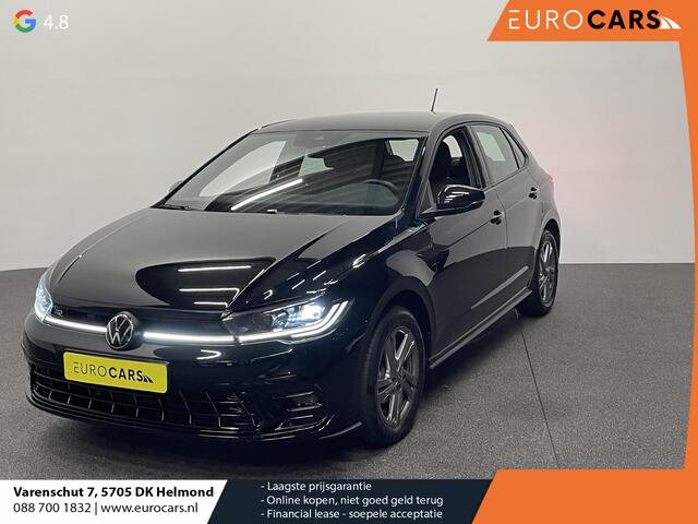 Volkswagen POLO 1.0 TSI R-Line DSG Navigatie Apple Carplay/Android Auto Camera Parkeersensoren Adaptive Cruise Control Matrix-LED-koplamp Lichtmetalen velgen Climate Control Getinte ramen