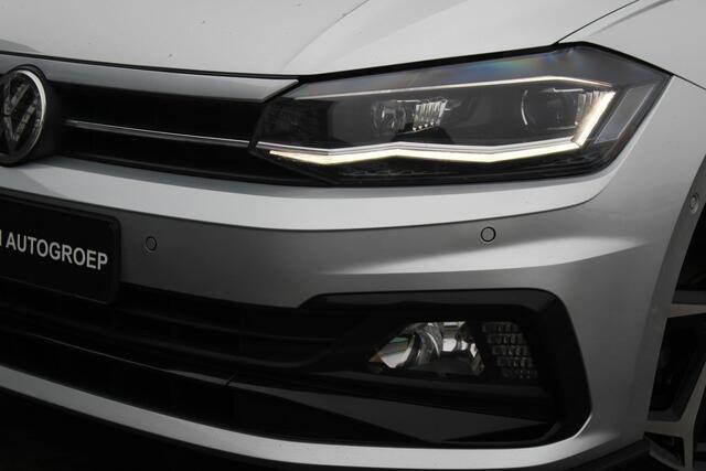 Volkswagen POLO 1.0 TSI R-Line Highline Business R | incl. 12 maanden garantie | Climate control | Sportstoelen | Camera | LED verlichting | Navigatie | App Connect | PDC V+A | Adaptive Cruise | Park Assist | DAB+ ontvanger | Dealer onderhouden |