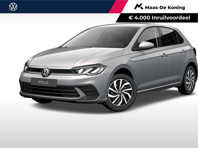 Volkswagen POLO 1.0 TSi 95pk Life Edition · Camera · Apple/Android Car Play · P-Sensoren · 15'' Inch · MEGA Sale · Prijs is inclusief inruilpremie ·