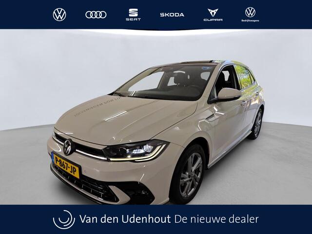 Volkswagen POLO 1.0 TSI 95pk R-Line Business Ascot Grey | Panoramadak | Camera | Stoelverwarming | Keyless