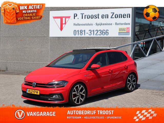Volkswagen POLO 2.0 TSI GTI Panoramadak/Stoelverwarming/Navigatie//Digitale teller/Parkeersensoren/Adaptieve cruise control/18 inch licht metaal/Elektrisch inklapbare spiegels