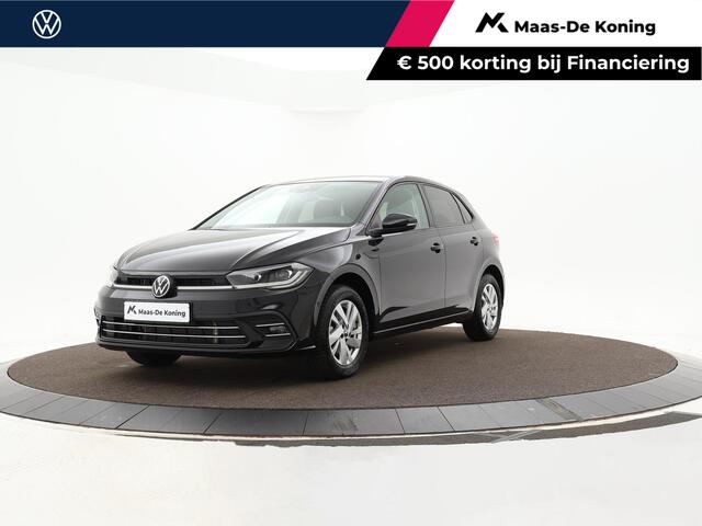 Volkswagen POLO 1.0 TSI 110pk DSG Style · Camera · Matrix LED · Stoelverwarming · Verkeersbord Detectie · ACC · Sfeerverlichting · Draadloze Telefoonlader ·
