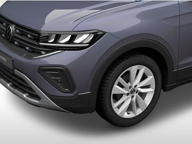 Volkswagen T-Cross Life Edition 1.0 TSI 95 pk 5 versn. Hand · Comfort pakket · Velgen 'ventura', 17 inch lichtmetaal