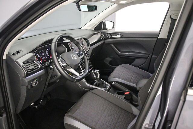 Volkswagen T-Cross Style 1.0 TSI 110pk DSG Automaat Trekhaak, Adaptive cruise control, Parkeersensoren, Stoelverwarming, Airco, DAB, Radio, App connect, LED koplampen