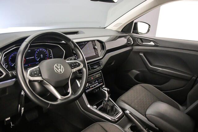 Volkswagen T-Cross Style 1.0 TSI 110pk DSG Automaat Adaptive cruise control, Achteruitrijcamera, LED koplampen, Stoelverwarming, Parkeersensoren, Airco, DAB, Radio