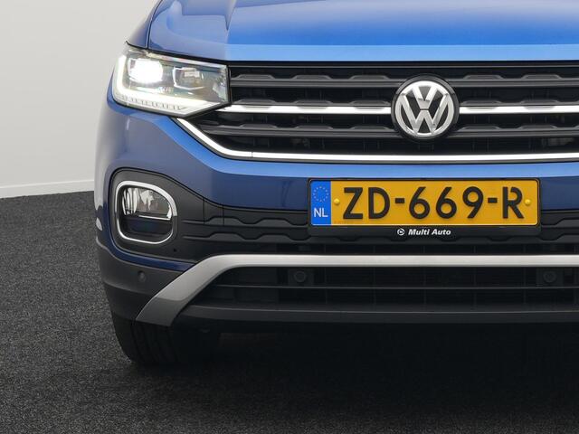 Volkswagen T-Cross 1.0 TSI Style DSG | Trekhaak Afneembaar | Adaptive Cruise | Carplay | Camera | Sfeerverlichting | Parkassist | Dodehoek Detectie | Navi Full Map | DAB |