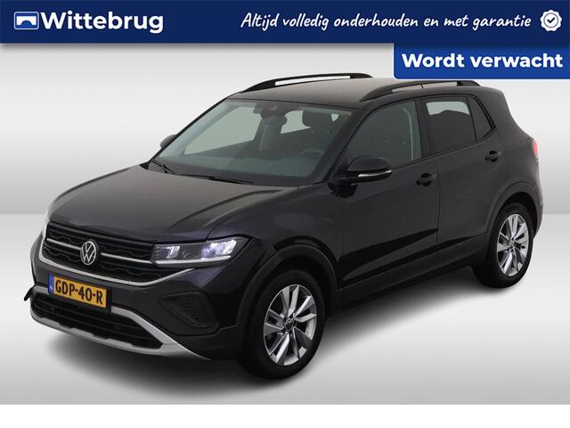 Volkswagen T-Cross 1.0 TSI Life Edition / FABRIEKSGARANTIE T/M 6-2028/ CAMERA/ PARK. SENSOREN/ LED/ CLIMA/ NAVI/ GETINT GLAS/ 17" LMV