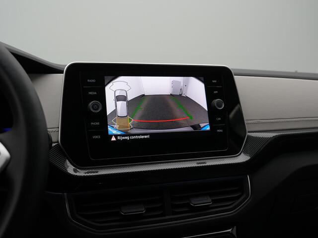 Volkswagen T-Cross 1.0 TSI 115 pk DSG Style | IQ Light | Achteruitrijcamera | Stoelverwarming | Adaptive Cruise | Leder/stof | Navigatie