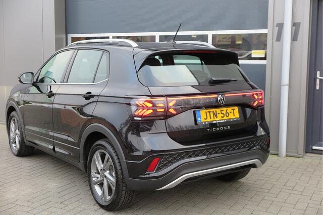 Volkswagen T-Cross 1.0 TSI 116pk DSG R-Line, Virtual cockpit, Camera , Stoelverwarming, Navigatie , Led, LMV etc. (fabrieksgarantie t/m 01-2027)