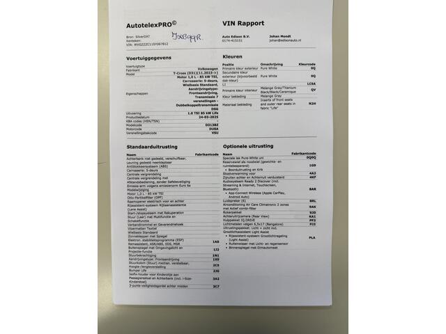 Volkswagen T-Cross 1.0 TSI DSG 116PK Life Edition *ACC*CAM*APP*LED*