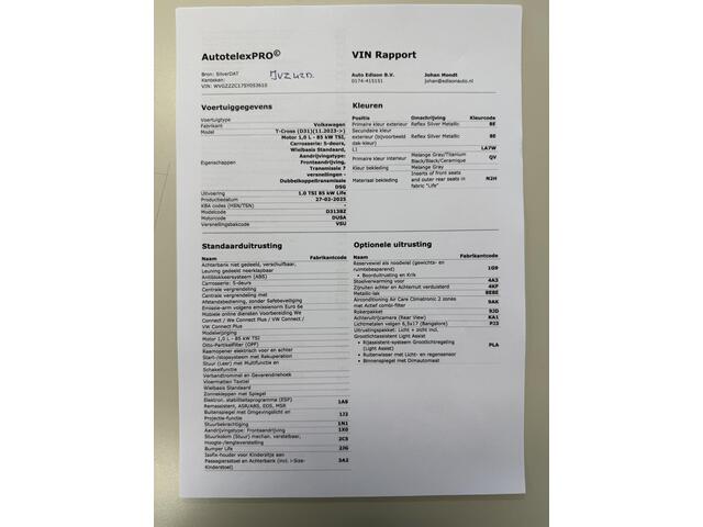 Volkswagen T-Cross 1.0 TSI DSG 116PK Life Edition *CAM*APP*LED*KEYL*