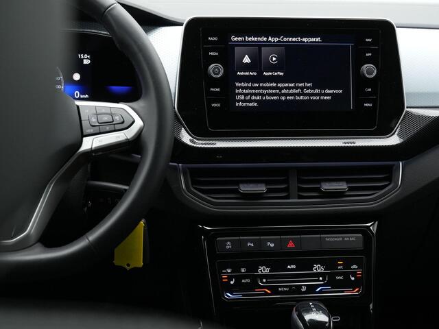 Volkswagen T-Cross 1.0 TSI 115 pk DSG Goal Edition | Trekhaak | Stoelverwarming | Adaptive Cruise | Navigatie | Leder/stof
