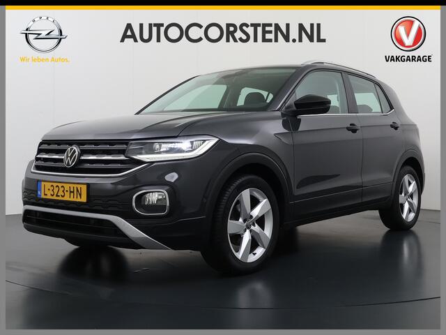 Volkswagen T-Cross 1.0TSI 111PK Automaat Executive-Pack Navi Ecc Adap.Cruise Control Apple Carplay Android Auto Pdc Style Dodehoek detectie Lmv Led Isofix DAB Bluetooth Licht-Regensensor App-Connect 1e Eigenaar Origineel Nederlandse Auto