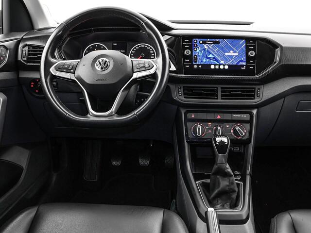 Volkswagen T-Cross 1.0 TSI 95pk Life · Apple/Android Car Play · Lederen Bekleding · Stoelverwarming · Dodehoeksensor · ACC ·