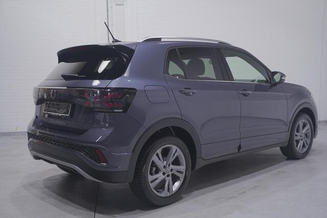Volkswagen T-Cross 1.5 TSI R-Line Navi 2xR-line PDC v+a Private-glas 17"-LMV Digi-cockpit Carbon-inlegdelen cruise-controle climate-controle Apple Carplay Achteruitrijcamera Stoelverwarming