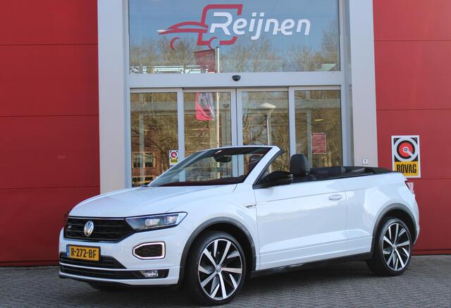 Volkswagen T-Roc Cabrio 1.5 TSI 150PK AUTOMAAT R-LINE | VIRTUAL COCKPIT | STOEL/STUUR VERWARMING | 19" LICHTMETALEN VELGEN | FULL LED KOPLAMPEN | DODEHOEK DETECTIE | ADAPTIVE CRUISE CONTROL | KEYLESS ENTRY/START | PARKEERSENSOREN VOOR EN ACHTER | ACHTERUITRIJ CAMERA | LED