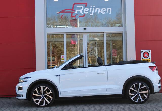 Volkswagen T-Roc Cabrio 1.5 TSI 150PK AUTOMAAT R-LINE | VIRTUAL COCKPIT | STOEL/STUUR VERWARMING | 19" LICHTMETALEN VELGEN | FULL LED KOPLAMPEN | DODEHOEK DETECTIE | ADAPTIVE CRUISE CONTROL | KEYLESS ENTRY/START | PARKEERSENSOREN VOOR EN ACHTER | ACHTERUITRIJ CAMERA | LED