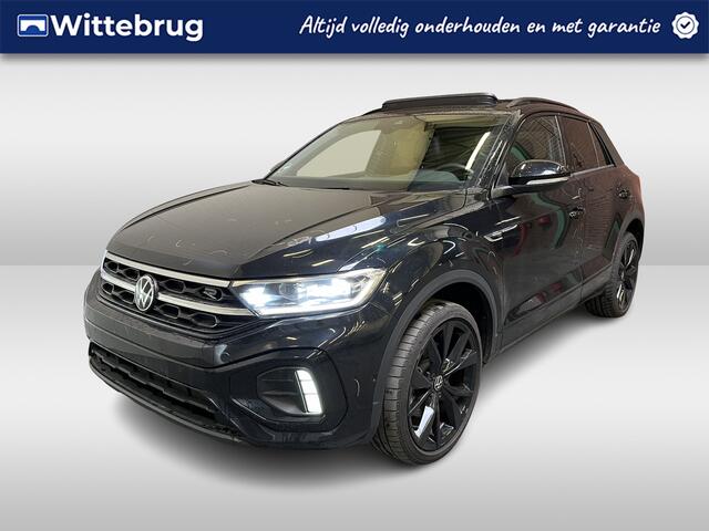 Volkswagen T-Roc 1.5 TSI R-Line / AUTOMAAT/ PANO/ 2X R-LINE/ GARANTIE TM 12-2028/ PARK. SENSOREN + CAMERA/ APP-CONNECT/ ADAPT. CRUISE/ KEYLESS/ 19" LMV/ STOEL-STUUR VERWARM.