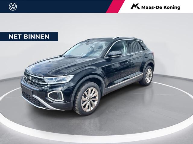Volkswagen T-Roc 1.5 TSI 150pk DSG Style · Navigatie · App connect · Parkeersensoren