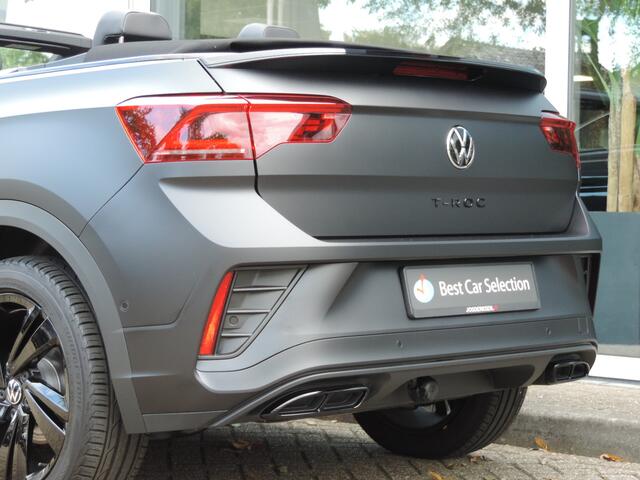 Volkswagen T-Roc Cabrio 1.5 TSI R-Line Edition Black - Leer | ACC | Nav | Stuur/stoelverw. | Camera | CarPlay | Afn. trekh.