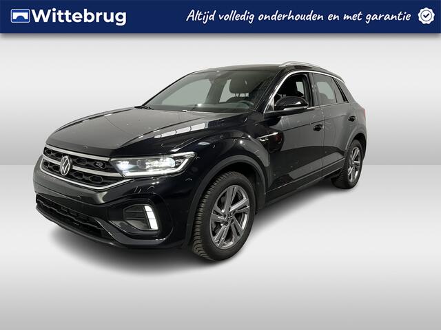 Volkswagen T-Roc 1.5 TSI R-Line / AUTOMAAT/ FABRIEKSGARANTIE T/M 2-2027/ TREKHAAK AFNEEMBAAR/ ADAPT. CRUISE/ MATRIX/ NAVI/ APP-CONNECT/ RIJ-MODI/ STOEL VERWARM./ PARK. SENSOREN + CAMERA