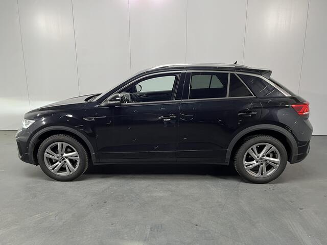 Volkswagen T-Roc 1.5 TSI R-Line / AUTOMAAT/ FABRIEKSGARANTIE T/M 2-2027/ TREKHAAK AFNEEMBAAR/ ADAPT. CRUISE/ MATRIX/ NAVI/ APP-CONNECT/ RIJ-MODI/ STOEL VERWARM./ PARK. SENSOREN + CAMERA