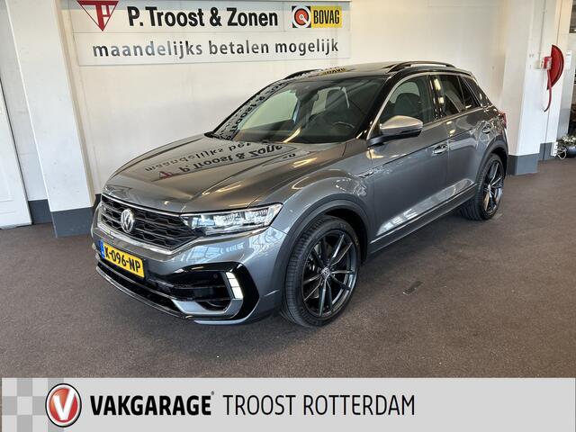 Volkswagen T-Roc 2.0 TSI 4Motion R 300PK | Panoramadak | Akraprovic | Beats | Keyless | Lederen bekleding | Adaptieve cruise control | Lane assist | Achteruitrijcamera | Dodehoeksdetectie | Adaptief onderstel | Apple carplay | Stoelverwarming | Elek. kofferklep