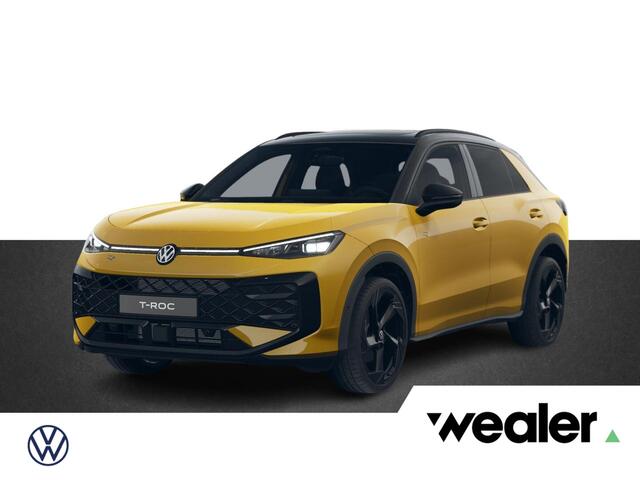 Volkswagen T-Roc R-Line First Edition 1.5 eTSI 110 kW / 150 PK DSG | Black Style | Panoramadak | Harman Kardon | LED Matrix | Multimedia pakket | Trekhaak wegklapbaar | Elektr. achterklep |