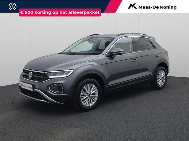 Volkswagen T-Roc 1.0TSI/116PK Life · Apple/Android · Parkeersensoren · LED · Garantie tot januari 2027