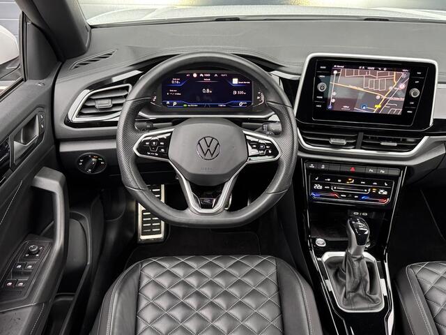 Volkswagen T-Roc CABRIO 1.5 TSI R-LINE I AUTOMAAT I P-CAMERA I LEDEREN BEKLEDING I STOELVERWARMING I UNIEKE STAND