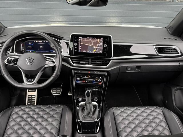 Volkswagen T-Roc CABRIO 1.5 TSI R-LINE I AUTOMAAT I P-CAMERA I LEDEREN BEKLEDING I STOELVERWARMING I UNIEKE STAND