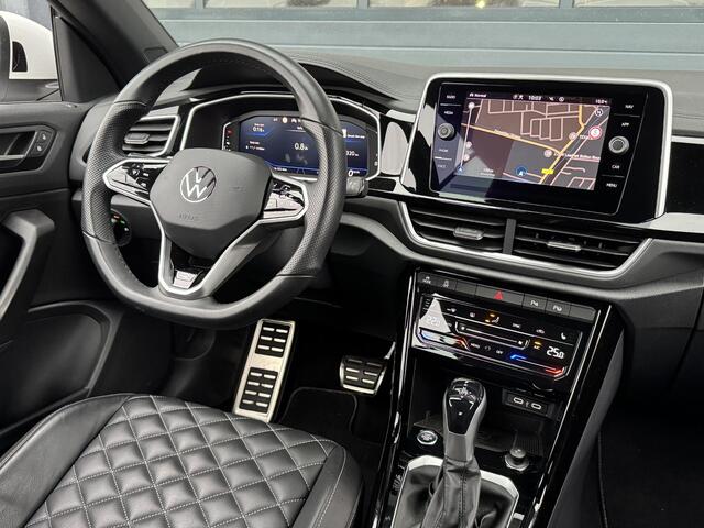 Volkswagen T-Roc CABRIO 1.5 TSI R-LINE I AUTOMAAT I P-CAMERA I LEDEREN BEKLEDING I STOELVERWARMING I UNIEKE STAND