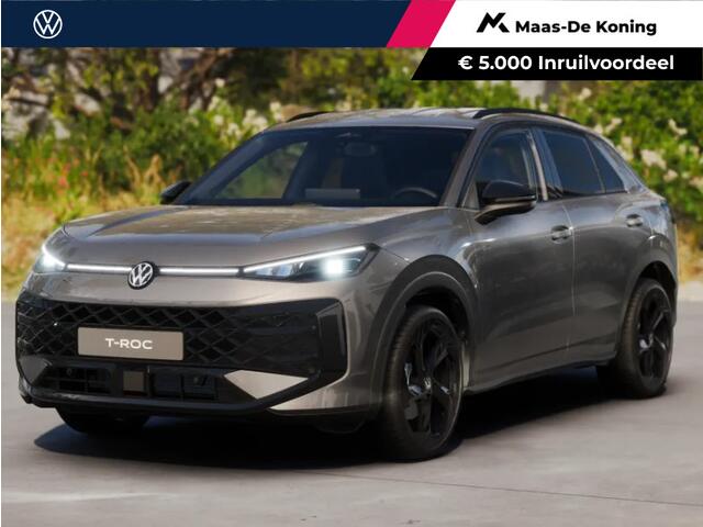 Volkswagen T-Roc R-Line First Edition 1.5 eTSI 150 PK 7 versn. DSG · Achteruitrijcamera · Draadloze telefoonlader · Black Style Pakket · Electrische Achterklep ·