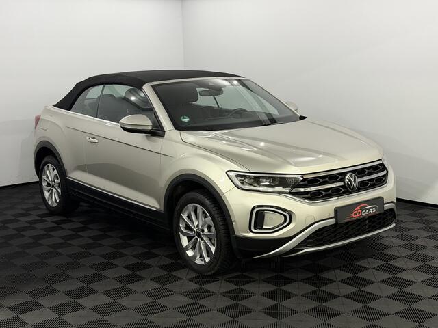 Volkswagen T-Roc Cabrio 1.5 TSI Style Camera, Virtual desk, Navi, Apple carplay, Winterpakket, Cruise control, A start stop, Lichtmetalen velgen