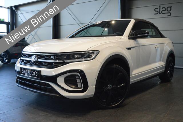 Volkswagen T-Roc Cabrio 1.5 TSI 3X R-LINE Black Style leer trekhaak 19 inch 150 pk !!