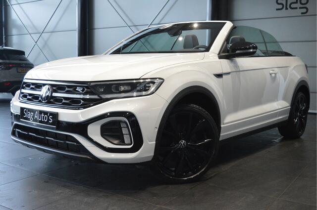 Volkswagen T-Roc Cabrio 1.5 TSI 3X R-LINE Black Style leer trekhaak 19 inch 150 pk !!