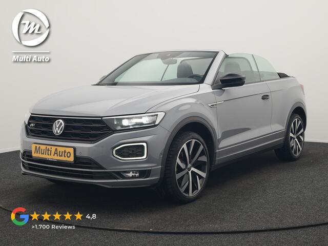 Volkswagen T-Roc Cabrio 1.5 TSI 2 x R-Line 150pk DSG Dealer O.H | Valcona Lederen Sportstoelen | Adaptive Cruise | Trekhaak Afn. | Beats Audio | IQ Drive | 19"L.M | Camera | Stuurverwarming | Keyless | Matrix LED |