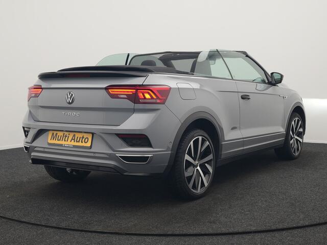 Volkswagen T-Roc Cabrio 1.5 TSI 2 x R-Line 150pk DSG Dealer O.H | Valcona Lederen Sportstoelen | Adaptive Cruise | Trekhaak Afn. | Beats Audio | IQ Drive | 19"L.M | Camera | Stuurverwarming | Keyless | Matrix LED |